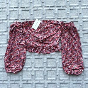 Lovers and Friends Floral Crop Top Brand New with Tags XS